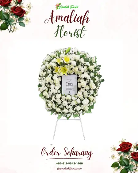 Krans Bunga Duka Kendayaan